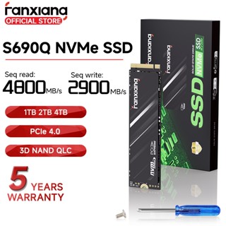 Fanxiang S690Q PCIe 4.0 M2 NVMe SSD 1TB 2TB 4TB Ổ cứng thể rắn cho máy tính xách tay PS5