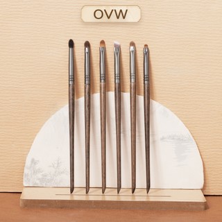  Ovw 6 Chiếc Cọ Trang Điểm KIt Chi Tiết Mắt Cọ EyeBrow Lip Brush Shader Blender XQ192021222324 