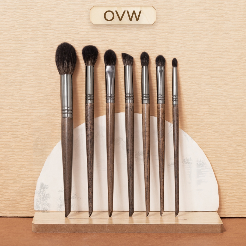 Ovw Highlighter Eye Shadow Brush Powder Blending Brush Bộ cọ trang điểm tóc len