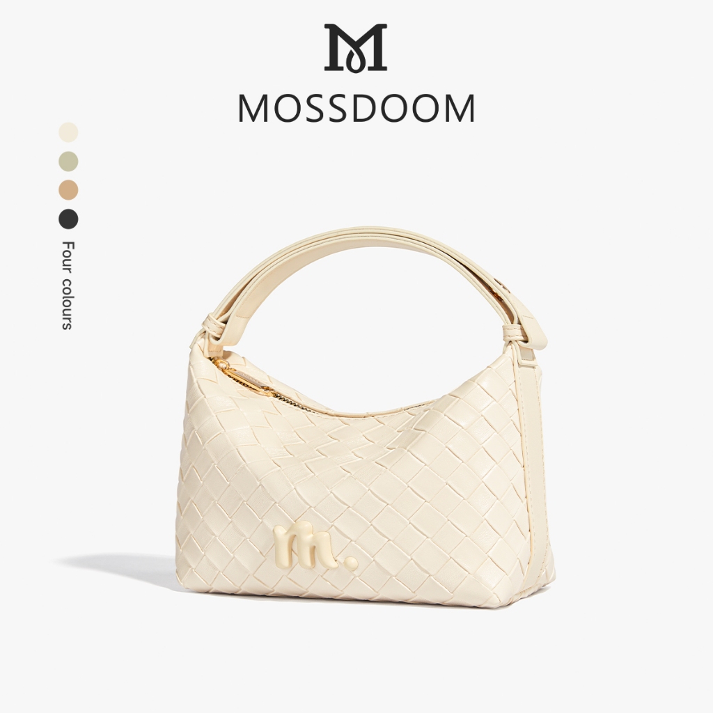 MOSSDOOM Celestia Bag Túi xách đeo vai họa tiết dệt mới đơn giản và thời trang
