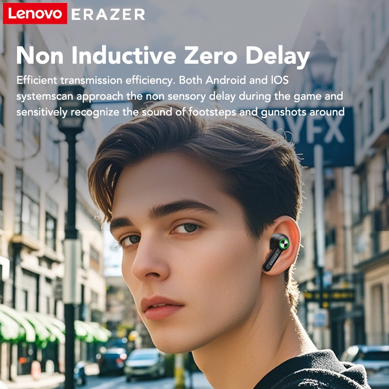 Lenovo ERAZER XP11 PRO Tai Nghe Phiên Dịch Al Tai nghe không dây dịch thời gian thực thông minh Bluetooth 5.4 có màn hình cảm ứng LED Tai nghe kinh doanh có Mic chống nước IPX5 | BigBuy360 - bigbuy360.vn