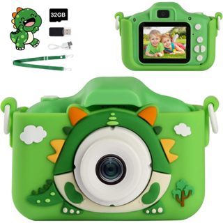 Ymx X12S 4800W Mới HD Camera Kép Hoạt Hình Khủng Long Mini Máy Ảnh Kỹ Thuật Số Trẻ Em Camera Ảnh Quà Tặng Sinh Nhật