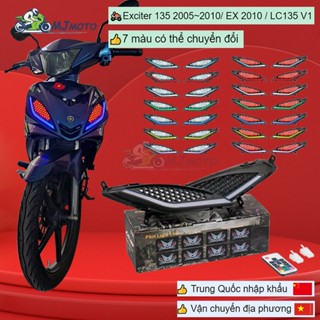 Demi lưới LED Đèn viền 7 màu chỉnh đc hả Cho Xe ex 2010 Exciter 135 2005 2007 2009 2010 LC135 135Gp V1 này chỉnh qua app