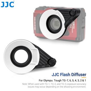  JJC Flash Diffuser Bộ khuếch tán ánh sáng đèn flash cho máy ảnh Olympus Tough TG-7 TG-6 TG-5 TG-4 TG3 TG2 TG-1 TG7 TG6 TG5 TG4 3 2 1 Thay thế Olympus FD-1 Phụ kiện chụp ảnh dưới nước 