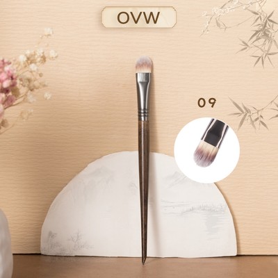 【OVW】Bàn chải trang điểm chuyên nghiệp OVW Bàn chải phấn mắt Bàn chải che khuyết điểm tóc tổng hợp Công cụ trang điểm XQ09