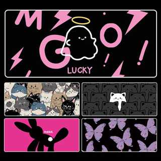 Miếng Lót Chuột Quá Khổ Hoạt Hình Dễ Thương Cô Gái Dày Văn Phòng Bàn Miếng Lót Cổ Tay Bảo Vệ Bàn Phím Máy Tính