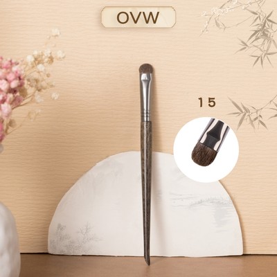 【OVW】Bàn chải bóng OVW Bàn chải bút chì làm đẹp phẳng đầu ngắn XQ15