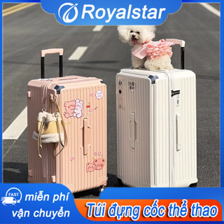 Hộp đựng cốc hành lý 5 bánh vali 20 / 26 / 30 inch Túi du lịch hành lý dung tích lớn