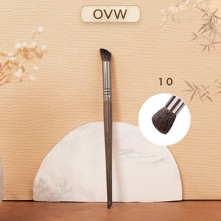  【OVW Bàn chải trang điểm phấn mắt góc OVW Bàn chải khuếch tán đa chức năng Bàn chải bút chì XQ10 