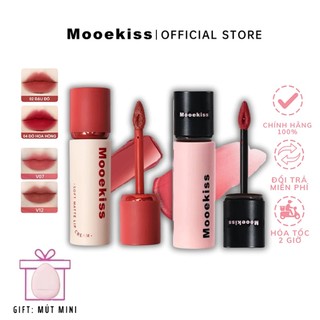  【Đảm bảo tính xác thực Mooekiss son bóng làm sáng son môi son bóng mờ khô son bóng 3g 