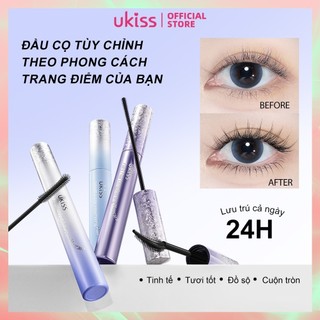 【Ukiss】Mascara nâng cấp có khả năng chống thấm nước và chống nhòe, tạo lớp nền cho hàng mi dài và cong tự nhiên.
