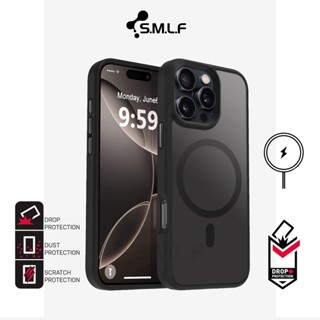 SMLF ốp lưng nhám mờ từ tính cho iPhone 16 Pro Max 15 14 13 12 Pro Max 15 14 Plus vỏ điện thoại chống sốc mỏng Anti-Yellowing Shockproof Slim Phone Case Cover