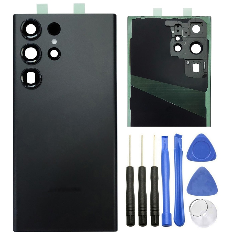 Thay thế nắp cửa kính phía sau Galaxy S23 Ultra S918 cho Samsung Galaxy S23Ultra S23U SM-S918, có bă