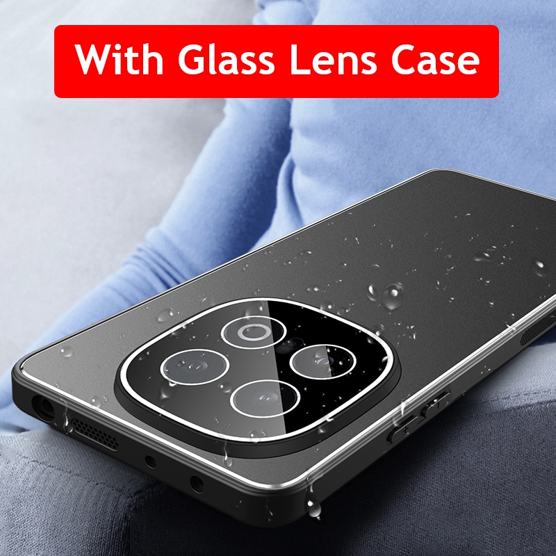 Ốp lưng cứng iQOO 13 5G iQOO13 iqoo13 Kim loại chống sốc Vỏ mờ chống rơi có vỏ bảo vệ ống kính máy ả