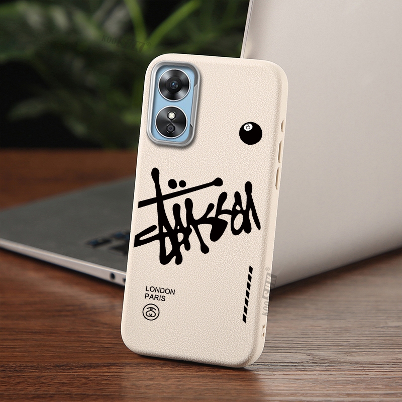 Ốp Lưng Mềm Cho OPPO A38 A18 A17 A17K A58 A78 A60 A59 A79 Họa Tiết Thời Trang Matte Họa Tiết Vỏ Điện