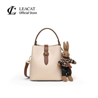 Túi xách nữ Leacat Túi đeo chéo thông thường Túi xô đa năng Túi xách họa tiết phổ biến