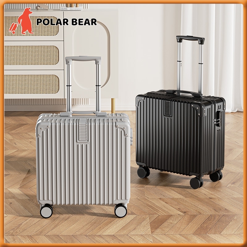 Hành lý cầm tay 18 inch Di động Hành lý nội trú nhỏ 4 bánh ABS Vali