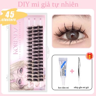 [Giao hàng trong ngày] KOREMAZ Lông Mi Giả 3 Hàng 11mm-12mm Tự Nhiên Chuyên Nghiệp C & D Chất lượng cao tái sử dụng