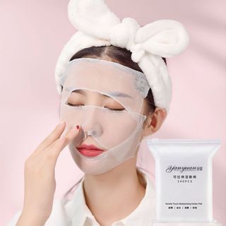 200 Cái / 50 Cái Dùng Một Lần Mỹ Phẩm Cotton Mềm Trang Điểm Tẩy Độ Đàn Hồi Co Giãn Ướt Nén Bông Miếng Lót Rửa Khăn Giấy Vệ Sinh Khăn Giấy Khăn Giấy Khăn Mặt Toner Dụng Cụ Chăm Sóc Da