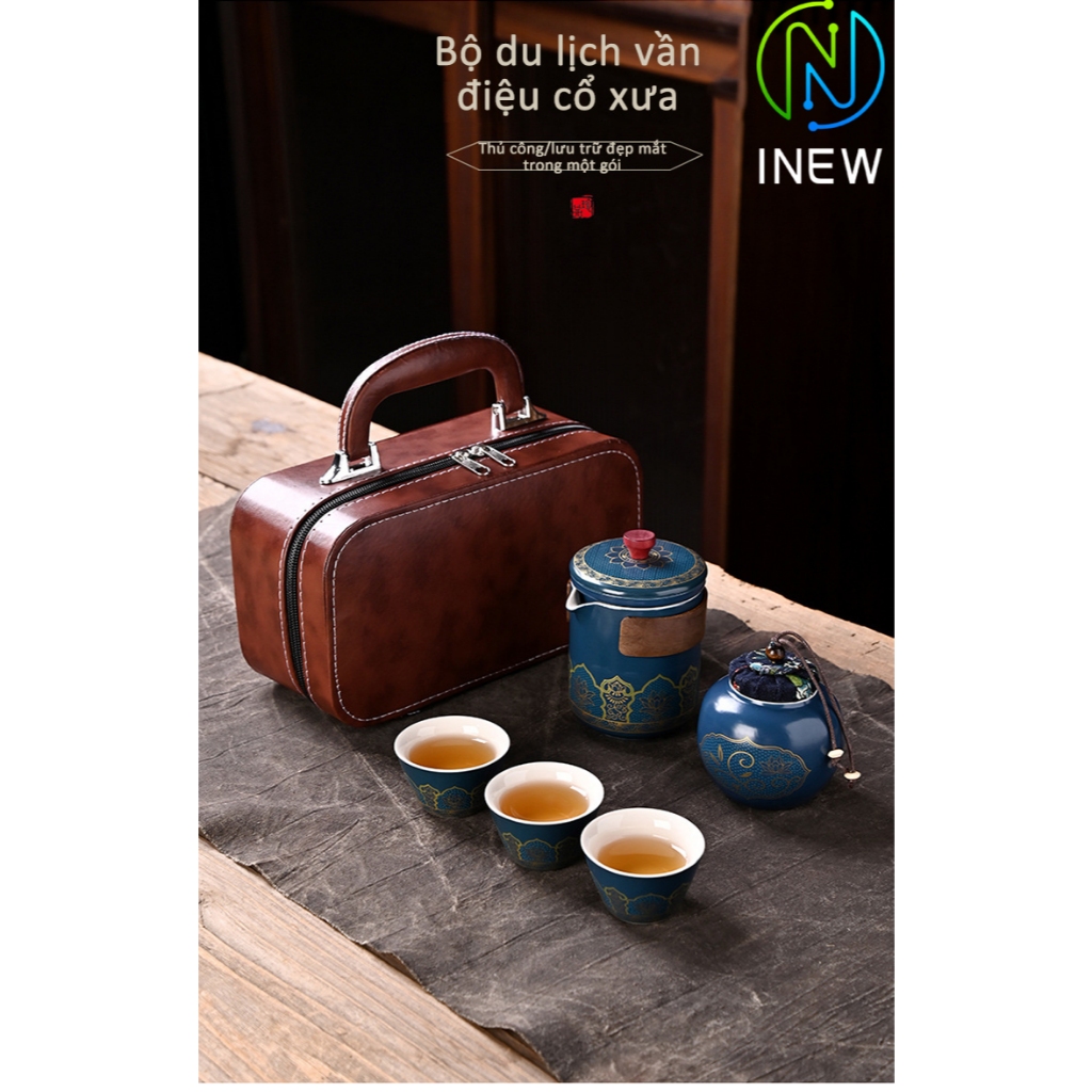 Bộ Ấm Chén Trà Du Lịch Tiện Lợi Dễ Sử Dụng | BigBuy360 - bigbuy360.vn