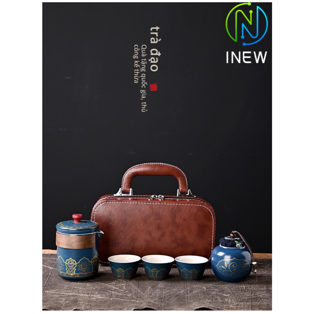Bộ Ấm Chén Trà Du Lịch Tiện Lợi Dễ Sử Dụng | BigBuy360 - bigbuy360.vn