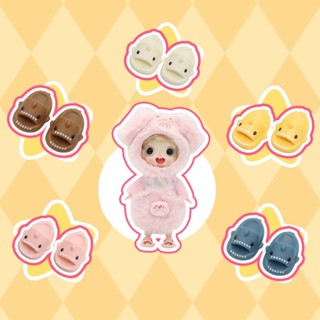 Giày Búp Bê Thích Hợp Cho Dép Búp Bê 1 / 12 Inch BO11 / BJD / YMY Búp Bê Cá Mập Dép TPR Chất Liệu