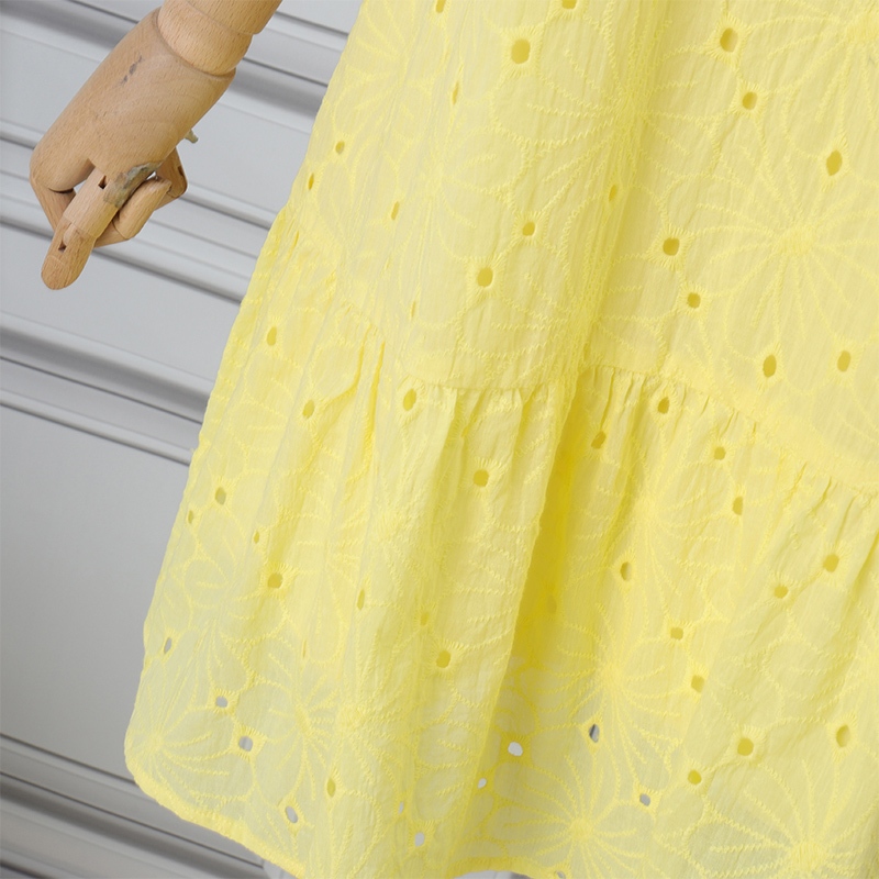 Zanzea Nữ Hàn Quốc Cổ Tròn Puff Tay Ngắn Ren Chữ A | BigBuy360 - bigbuy360.vn