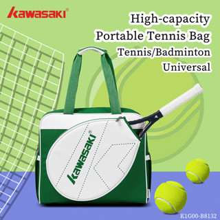 Túi Tennis Kawasaki Cầu Lông Vợt Túi K1G00-B8132 Túi Xách Vai Đơn Giải Trí Đi Lại Tối Giản