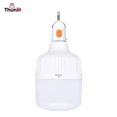 Bóng đèn ngoài trời Thunlit 20W có thể sạc lại qua USB 1200mAh Bóng đèn LED di động Đèn khẩn cấp có móc treo