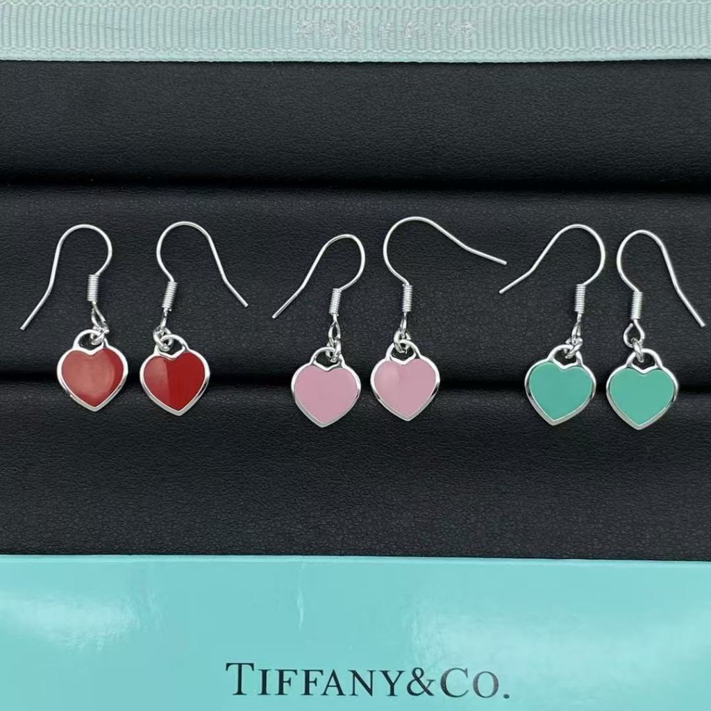 2025 MỚI TIFF * NY HEART EARRINGS- MỘT TÓC