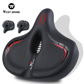 WEST BIKING Yên Xe Đạp Mở Rộng Dày Đệm Lớn Đường Núi Yên Xe Đạp Thoải Mái Đệm Mềm Yên Xe Ghế