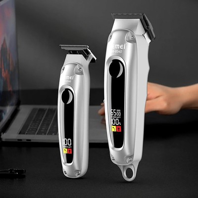 Kemei Cắt Tóc Chuyên Nghiệp Cắt Tóc Và Tông Đơ Bộ Máy Cắt Không Dây Điện Cho Nam Máy Râu Tông Đơ Tóc