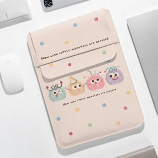 Túi đựng laptop mèo vẽ tay bên trong cho Huawei MateBook, Apple MacBook Air, Lenovo Xiaoxin Pro 13.3 "bảo vệ cho nữ, túi đựng 14 inch, 15,6"