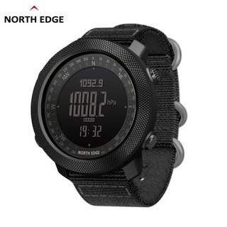 NORTH EDGE APACHE3 Đồng hồ nam  Đồng hồ chiến thuật Đồng hồ kỹ thuật số Đồng hồ quân đội La bàn Altimeter 50M Vỏ thép không gỉ chống nước