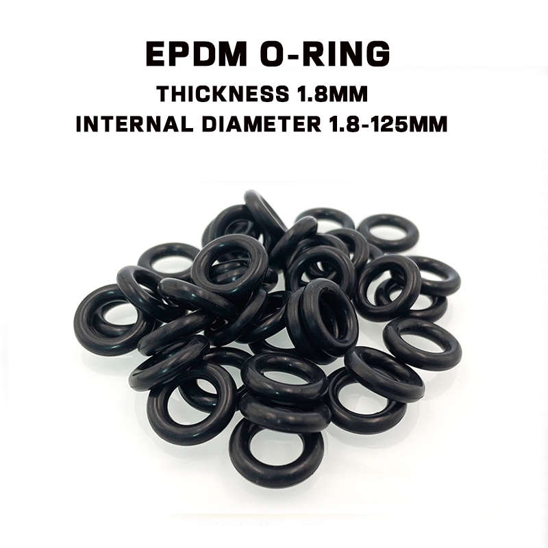 Vòng đệm chữ O EPDM EPDM Độ dày vòng 1,8mm Đường kính trong 1,8-125mm