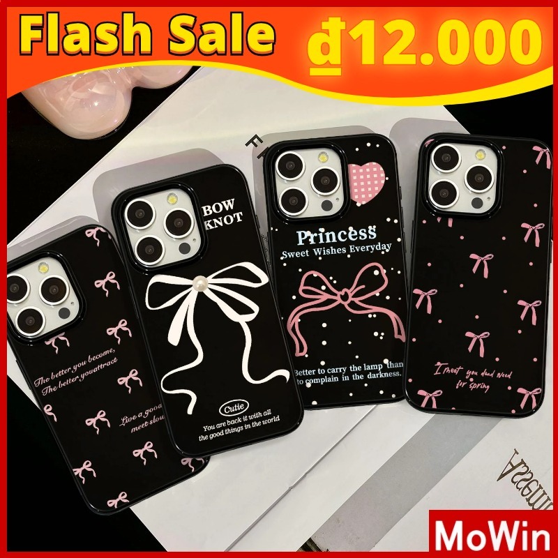 Mowin - Dành cho iPhone 16 15 Pro max vỏ Iphone TPU đen bóng Trường hợp mềm Bảo vệ chống sốc Máy ảnh