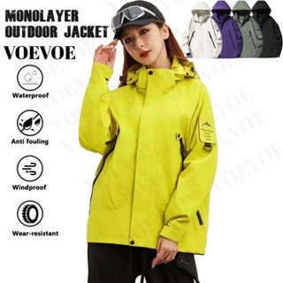 Áo khoác thời trang nam và nữ VEVOE Áo khoác ngoài trời chống gió và chống nước