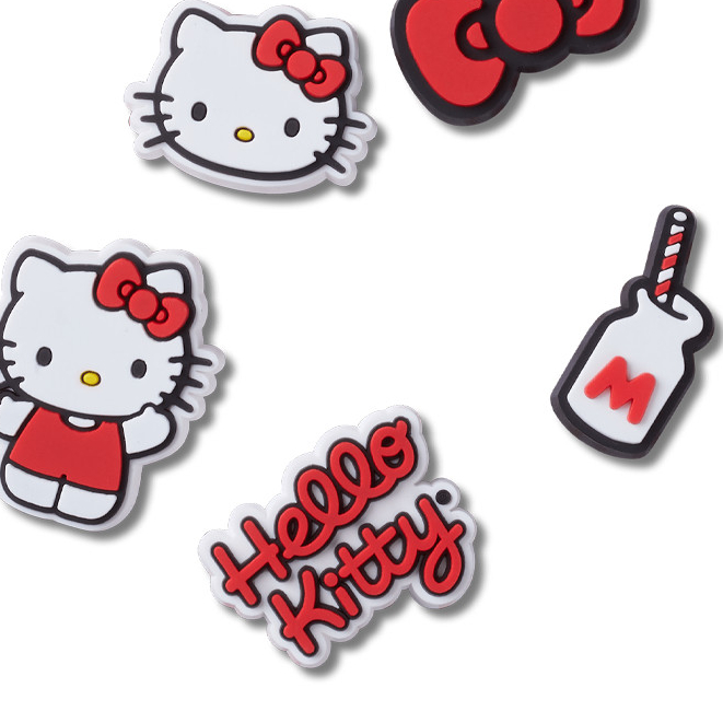 Jibbitz cross HELLO KITTY 5 GÓI giày