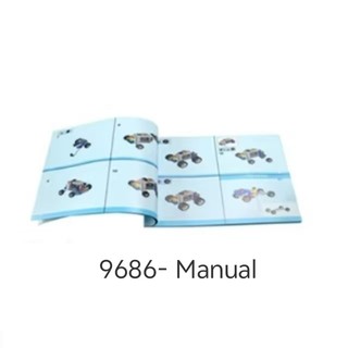Robot lập trình khối xây dựng Moc 9686 Máy trợ giảng nhóm cơ khí Lắp ráp đồ chơi giáo dục