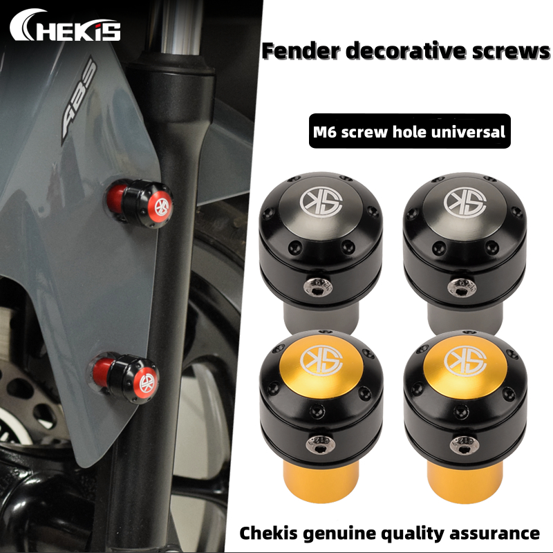 FENDER Chekis Phụ kiện nắp vặn trang trí chắn bùn phía trước được sửa đổi cho YAMAHA XMAX300 NMAX155