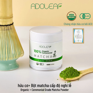 4A+ Bột Matcha Bột Trà Xanh Hữu Cơ, Ceremonial Grade,Hạng Đặc Biệt, 100% Nguyên Chất, Không Đường, Không Phụ Gia, Dùng Pha Chế Đồ Uống, Làm Bánh, Trà Đạo