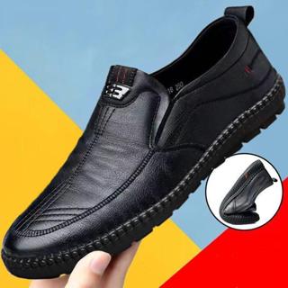 Giày Lười Nam Boss Da Bò Pu Chất Đẹp Đế Mềm Bề Mặt Mềm Mại