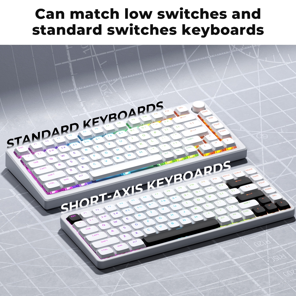 Xvx Skyline R2 - Phím Keycap Double-shot PBT Shine-through Low Profile | BigBuy360 - bigbuy360.vn