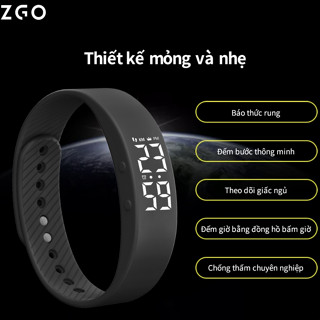 ZGO Đồng Hồ Thông Minh Cho Nam Thể Thao IP65 Chống Nước Đo Bước Chân Theo Dõi Giấc Ngủ Báo Thức Rung 663X