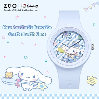 ZGO x Sanrio Cinnamoroll Đồng hồ điện tử dễ thương Đồng hồ trẻ em Đồng hồ thạch anh chống thấm nước dạ quang Quà tặng ngày trẻ em 877