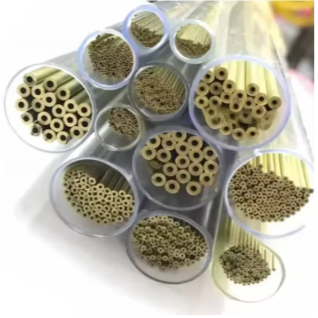 0,3-1.0mmX400mm Ống đồng thau một lỗ để khoan EDM Ống điện cực bằng đồng thau để khoan ống xuyên EDM