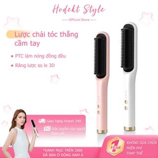 Lược Điện Chải Tóc HODEKT Lược duỗi tóc Tóc đa chức năng ​Máy duỗi gốm sưởi ấm Bảo hành 12 tháng