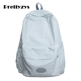 Ba lô đi học Prettyzys 2025 Túi học sinh dung tích lớn Hàn Quốc 14 inch dành cho nữ