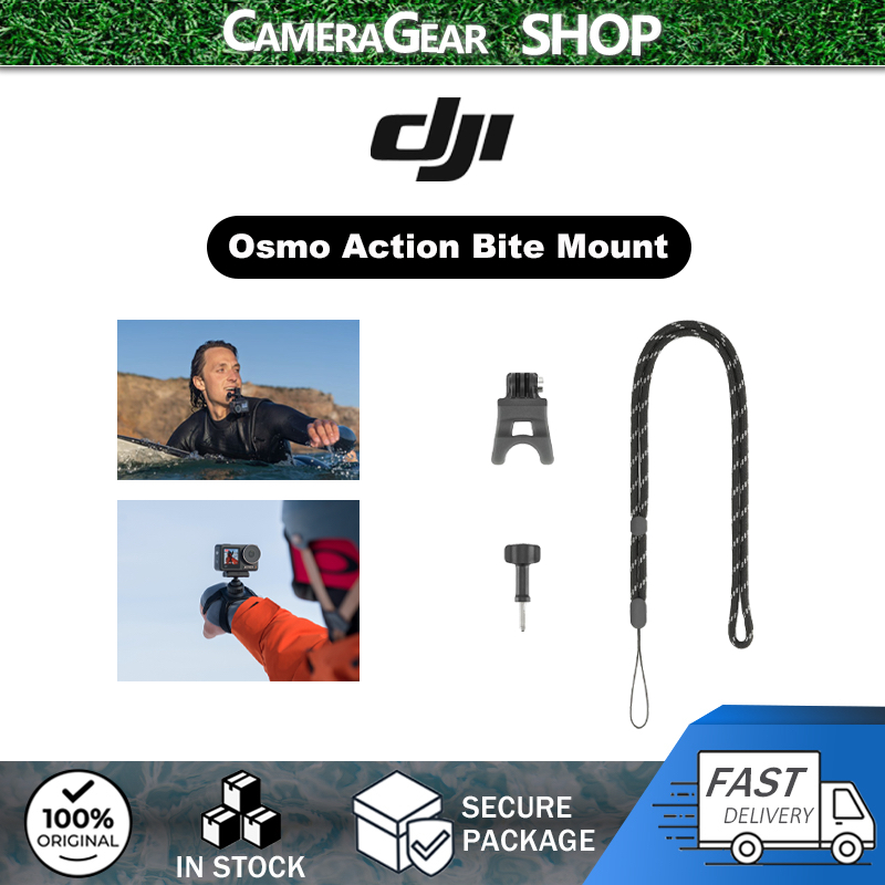 DJI Osmo Action Cắn Mount cho Camera Osmo Action 3 / Action 4 / Action 5 Pro