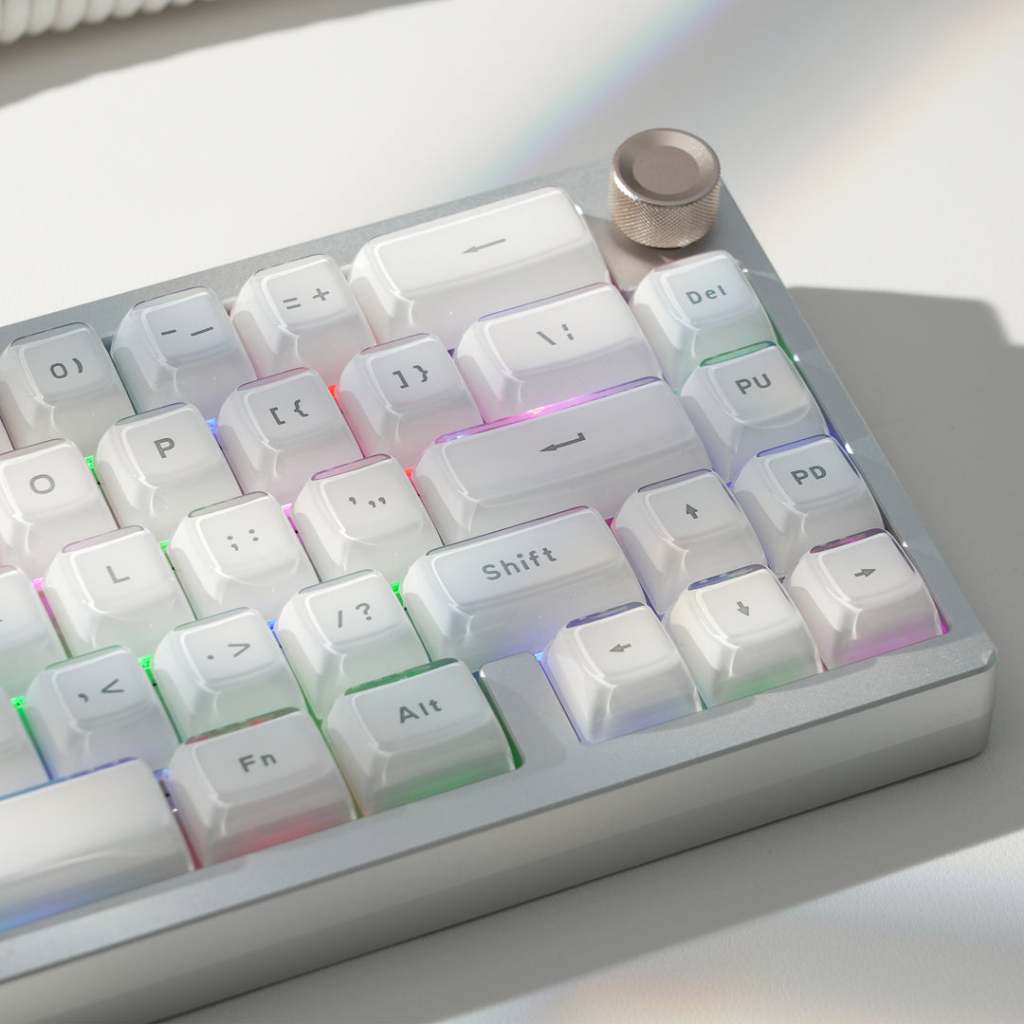 113 Phím Jello Ice Crystal Mờ OEM Profile Keycaps Bộ